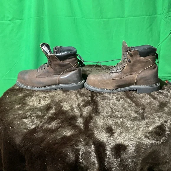 Red Wing 4433 Supersole steel toe work boots sz 12 (JUGXKR) - Picture 6 of 9